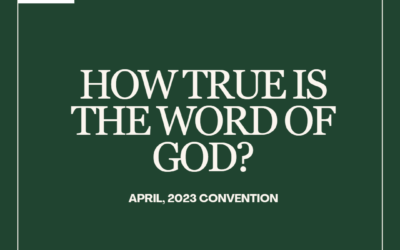 HOW TRUE IS GOD’S WORD? – PASTOR BLESSING NICE